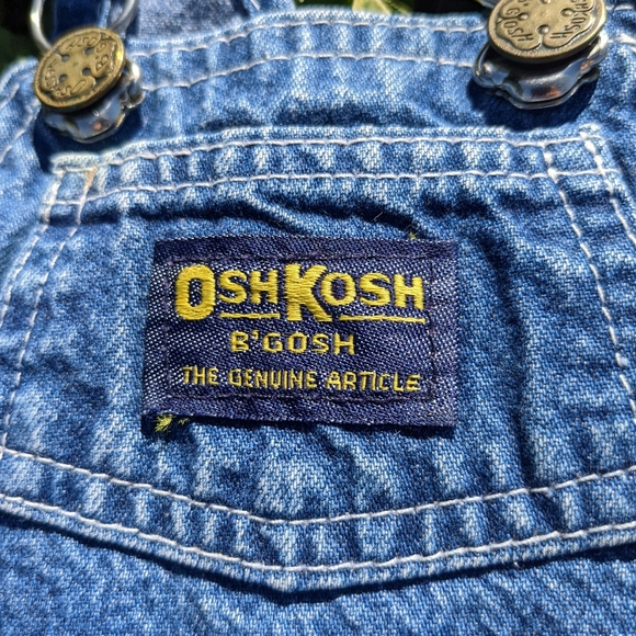 OshKosh B'gosh bibs 12 month shortalls - Picture 4 of 7